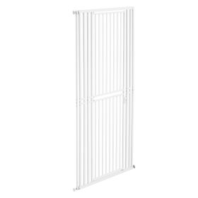 Extra Tall Pet Gate for Cats, 28-34 in Adjustable Width, 78.7 in High Dog Gate, with Pressure Mount Kit and Wall Mount Kit, 1.2 in Narrow Bar Spa